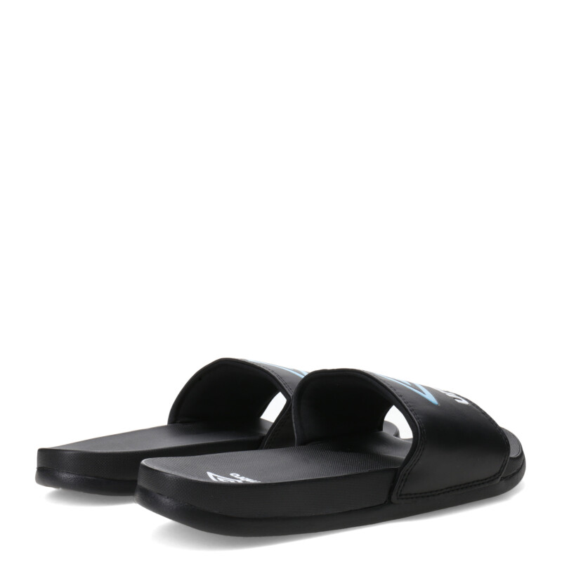 Sandalias de Hombre Umbro Pro Foam Negro - Celeste