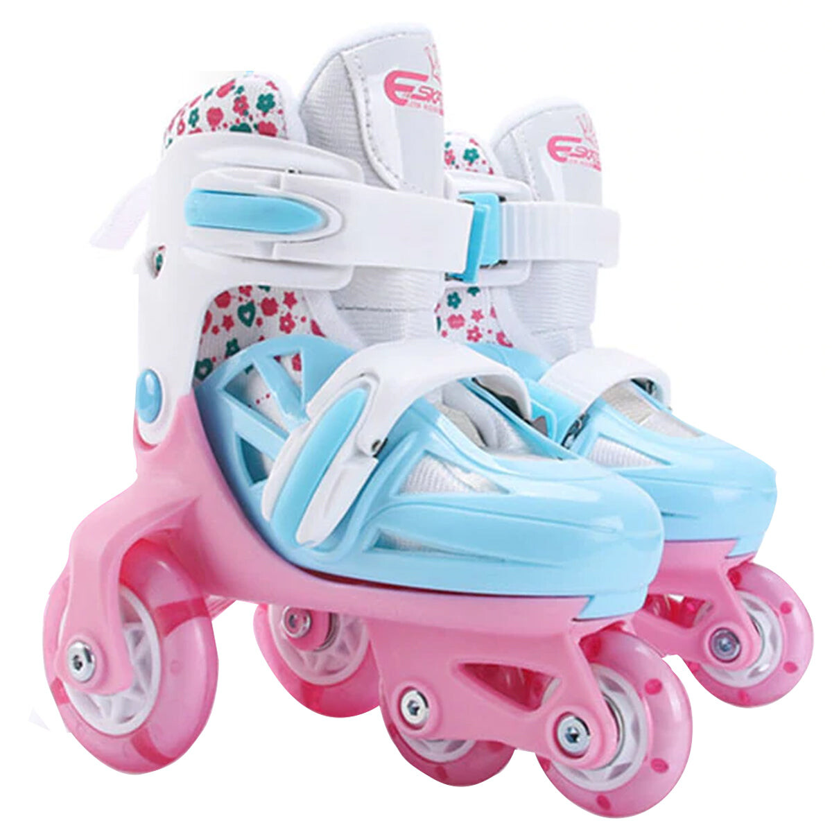 Patín Rollers Ez 4 Ruedas Extensibles Niño - Rosado 