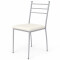 Silla Gitana Acolchonada Con Hierro, Soportan 150 Kg BLANCO