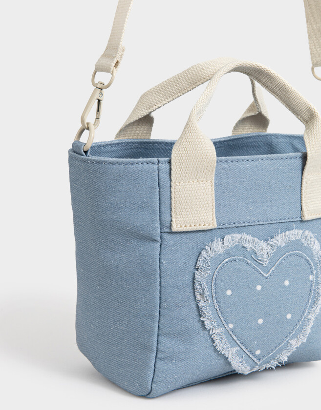 Mochilas y Carteras Infantiles Bandolera Infantil Denim - Azul Gastado