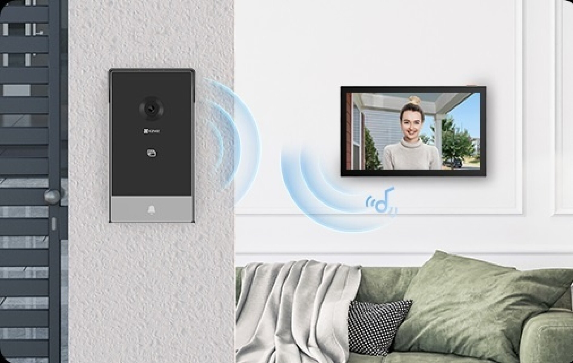 Videoportero inteligente Ezviz CS-HP7 2K Wi-fi 