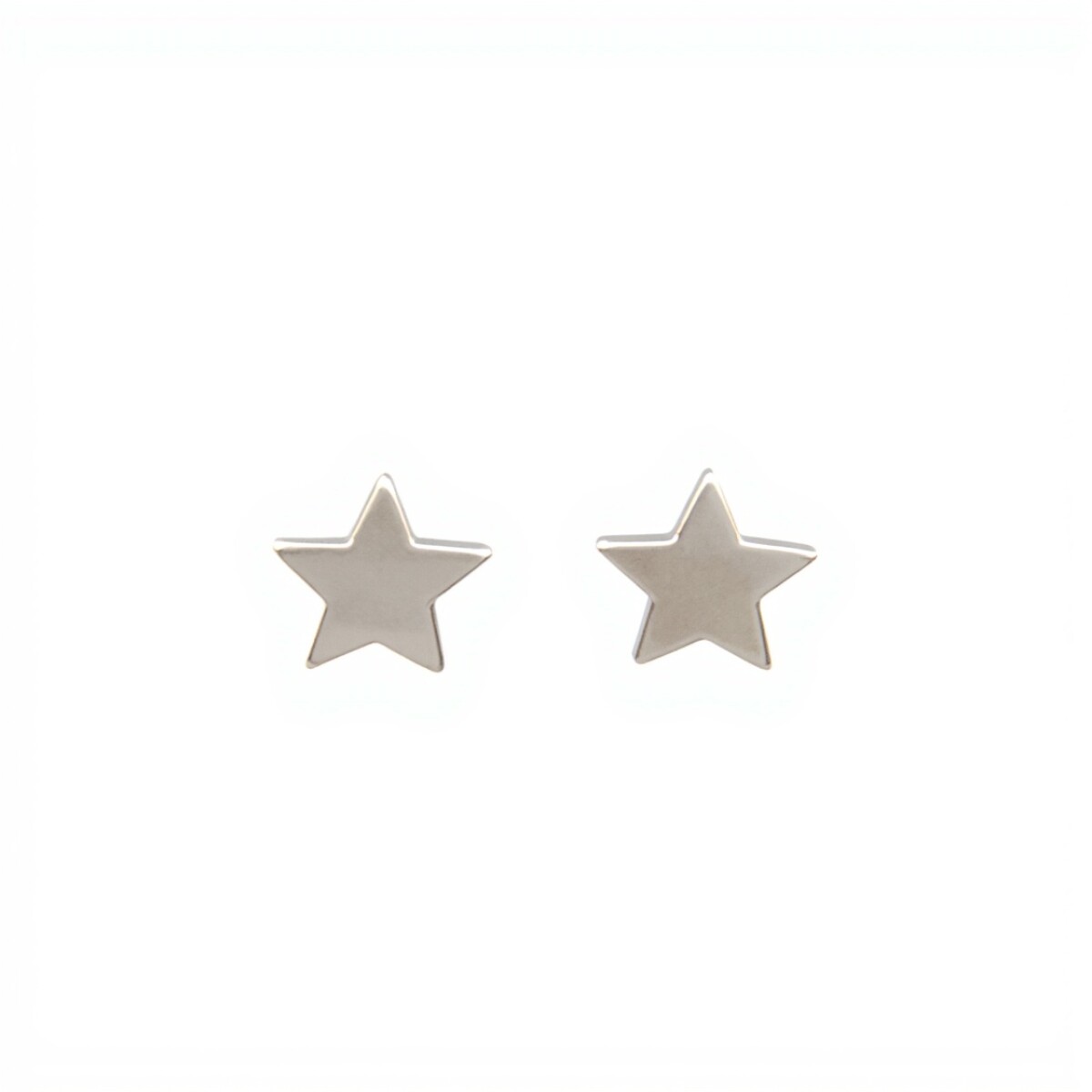 Caravanas Estrella-Plata 925-Sin piedra-CA3499 - sinpiedra 