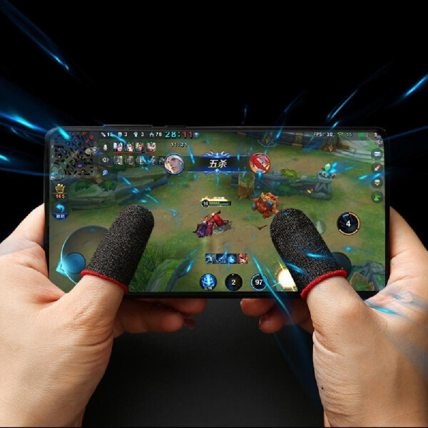 Dedales Gaming Profesionales Calidad Premium Tactil Celular variante color ROJO