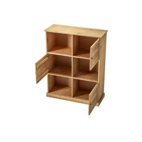 Estanteria 3 Puertas Li­nea Valenciana Natural