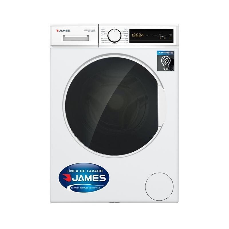 LAVARROPAS JAMES 8KG INVERTER Blanco