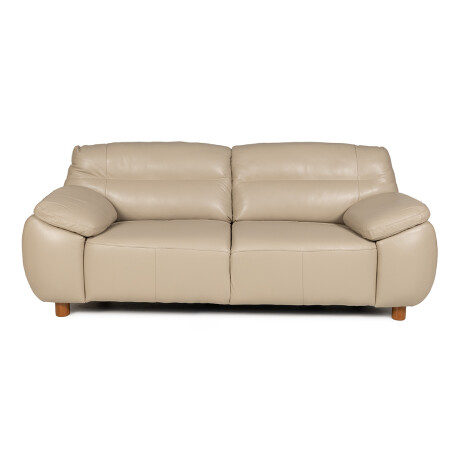 Sofá Romano - Cuero Básico - 3 cuerpos 519 (Beige)