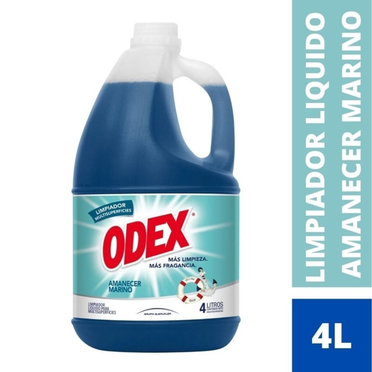 LIMPIADOR LIQUIDO ODEX FRAGANCIA MARINA 4LTS 