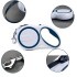 Correa Extensible 3 Mts Retractil Hasta 15Kg Perro Mediano Variante Color Blanco Azul