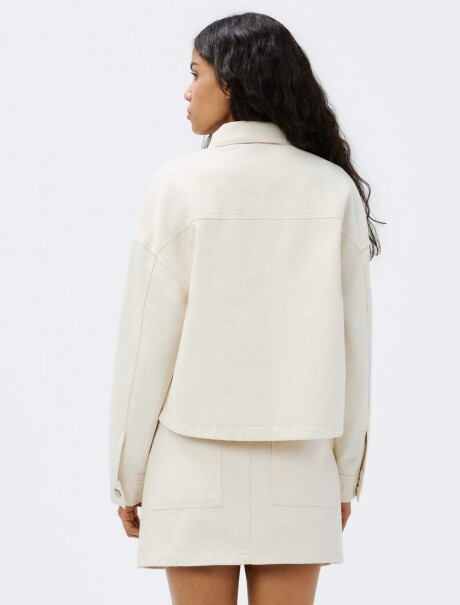 CHAQUETA FEM BEIGE