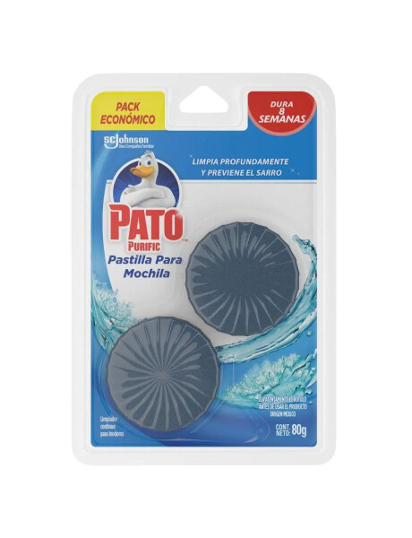 BLOQUE P/MOCHILA DE INODOROS PATO, 2 UNIDADES BLOQUE P/MOCHILA DE INODOROS PATO, 2 UNIDADES