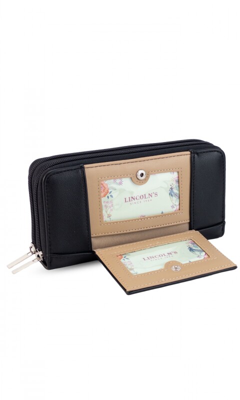 BILLETERA HIBISCO NEGRO