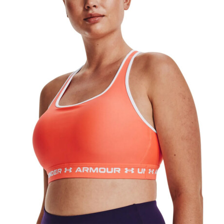 TOP MUJER UNDER ARMOUR CROSSBACK MID BRA Orange