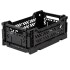 Caja organizadora plegable y apilable Chica Black