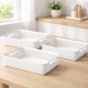 Set x3 Cesto organizador calado línea M BLANCO