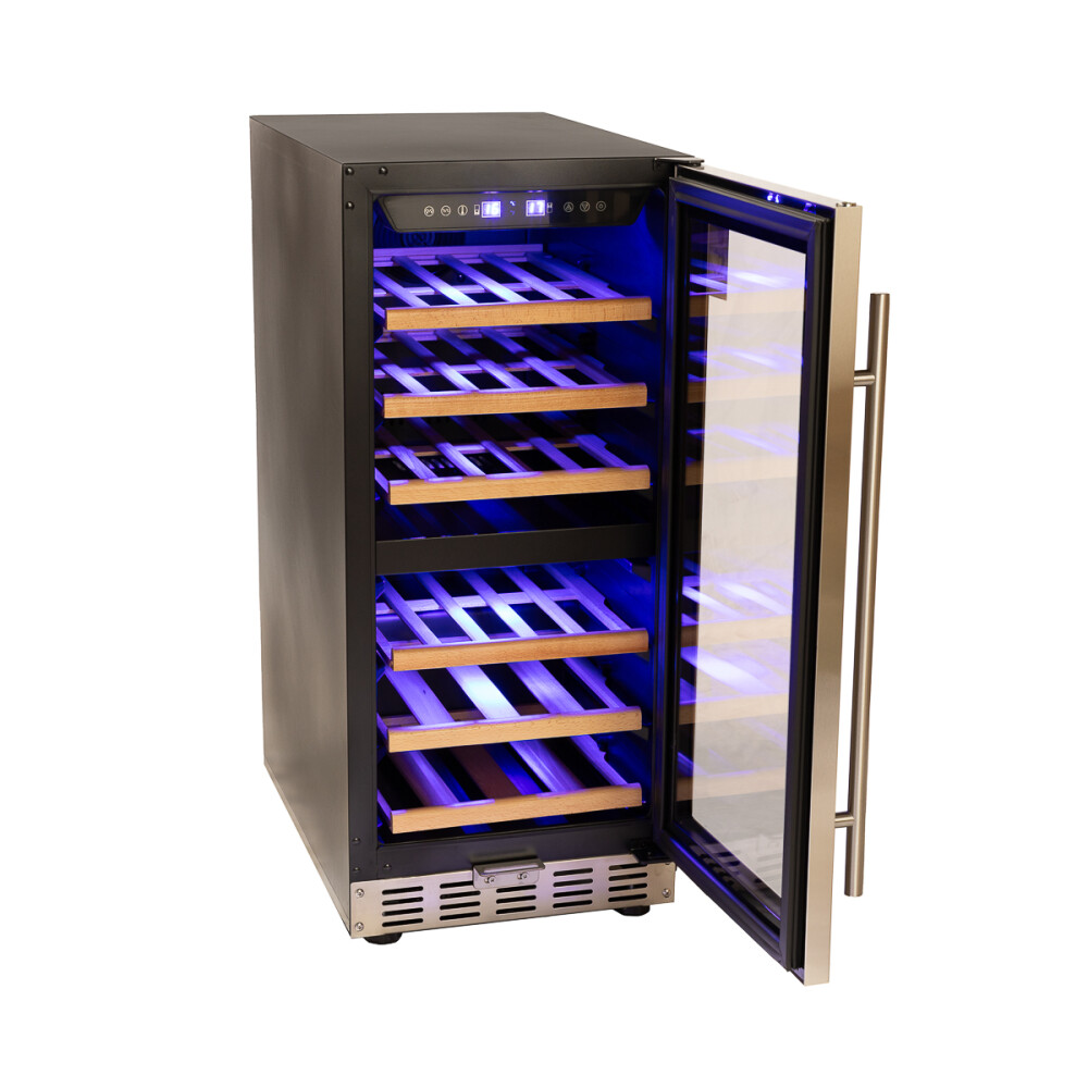 Cava De Vino Doble Temperatura - 28 Botellas AC - Mon Vin Cava De Vino Doble Temperatura - 28 Botellas AC - Mon Vin