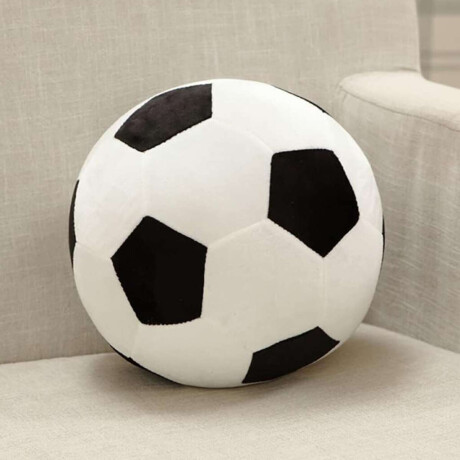 Peluche Almohadon pelota de futbol Blanco