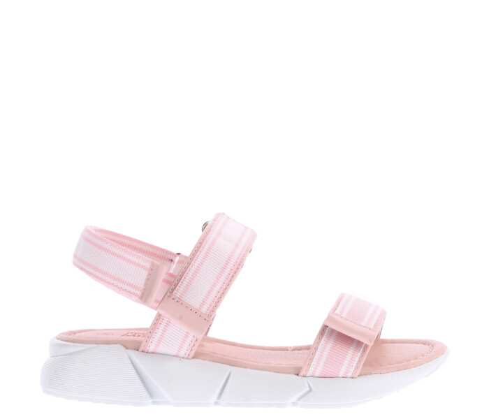 Sandalia BETY con cintas estampadas y velcros Pink