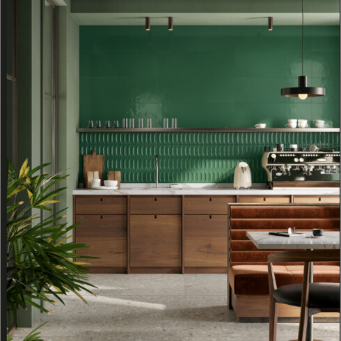 CERAMICA REVESTIMIENTO BRILLO VERDE RECTIFICADO GAMAS DE VERDE