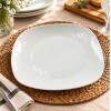 Plato cuadrado blanco 27 cm Plato cuadrado blanco 27 cm