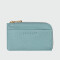 Longchamp - Tarjetero de cuero, Le Foulonné Eucalyptus