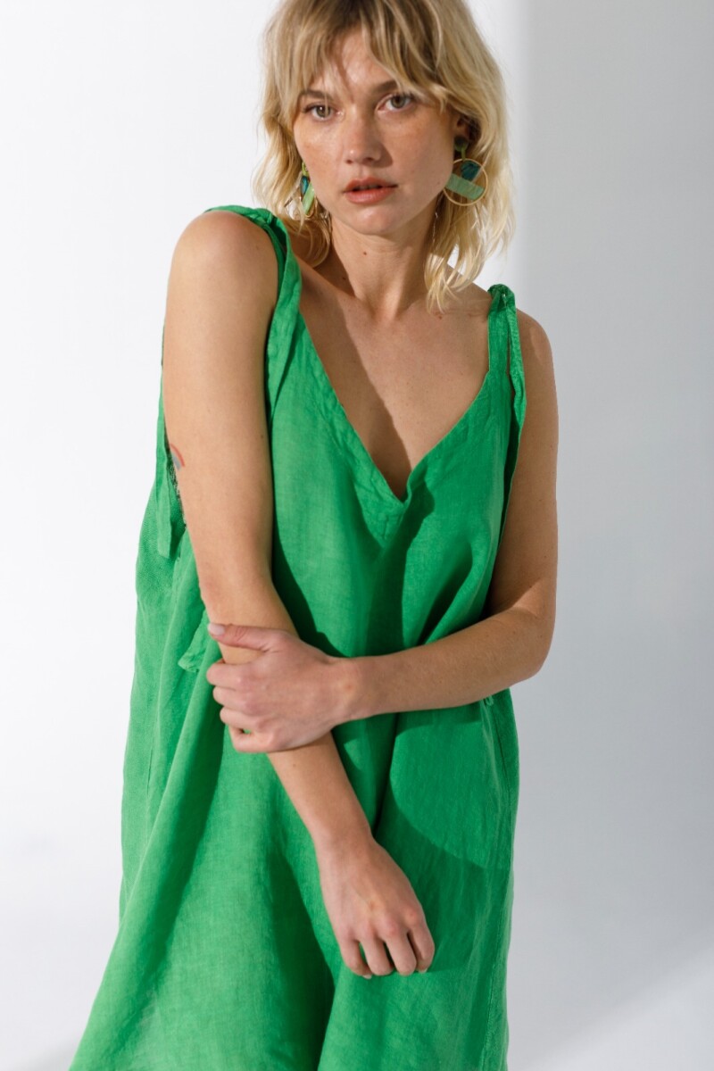 Vestido Palma Verde