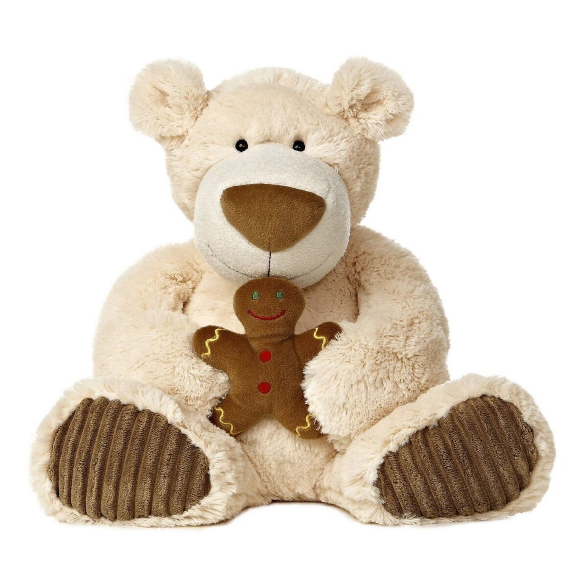 Oso Peluche Gingerbread Latte Aurora Suave Felpa Calidad 