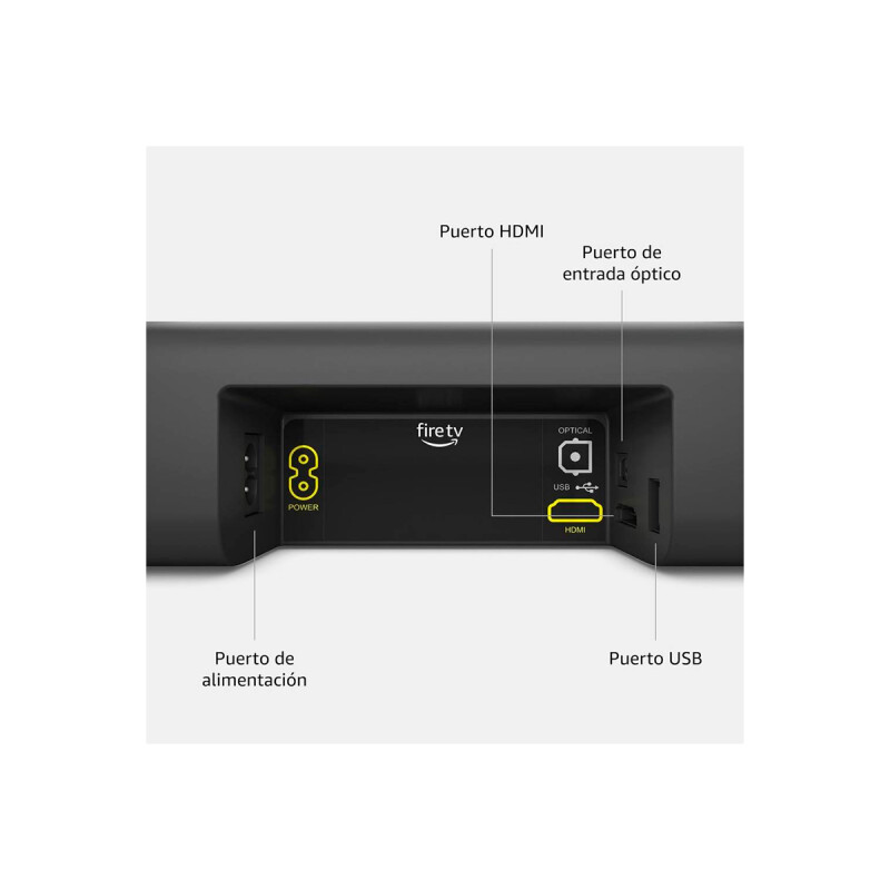 Barra de sonido Amazon Fire TV Soundbar 2.0 Barra De Sonido Amazon Fire Tv Soundbar 2.0