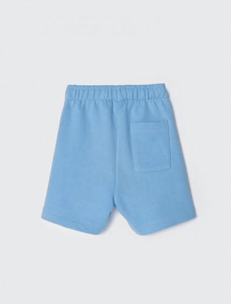 SHORT INFANTIL CON ESTAMPA CELESTE