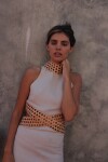 Cross dress Beige
