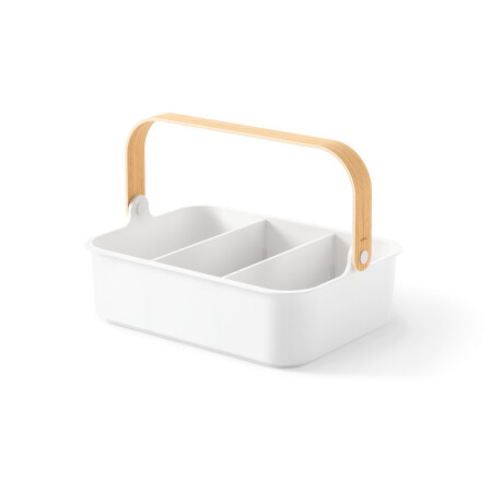 CONTENEDOR APILABLE BLANCO PLÁSTICO RECICLADO BELLWOOD BIN L
