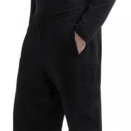 LOGO SERIES ORGANIC COTTON - EA7 EMPORIO ARMANI Black