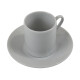Taza de café c/plato 90ml BLANCO
