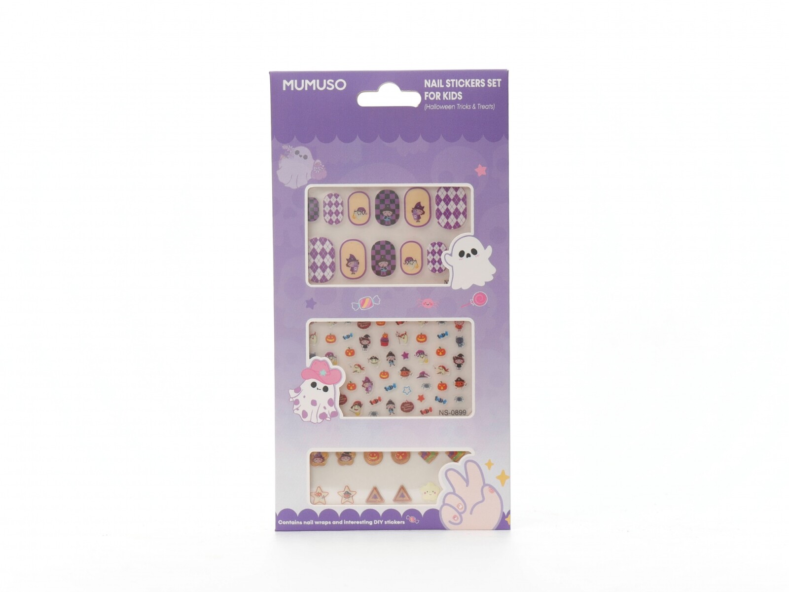 SET DE PEGATINAS UÑAS PARA NIÑOS (HALLOWEEN) 
