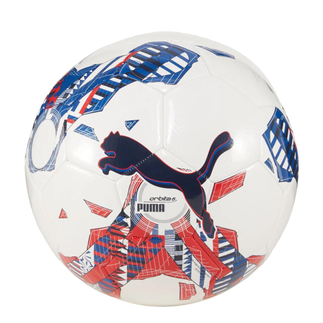 Pelota Puma Orbita 6 Euro Copa Blanco - Azul - Rojo