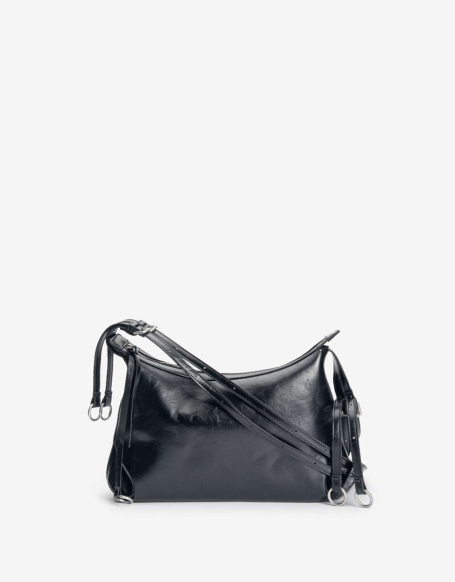 Cartera Formato Bandolera - Marron Chocolate - Negro 