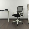 Silla De Escritorio Lumax Ryan Ergonómica Con Malla Y Soporte Lumbar Para Oficina Negro/Blanco