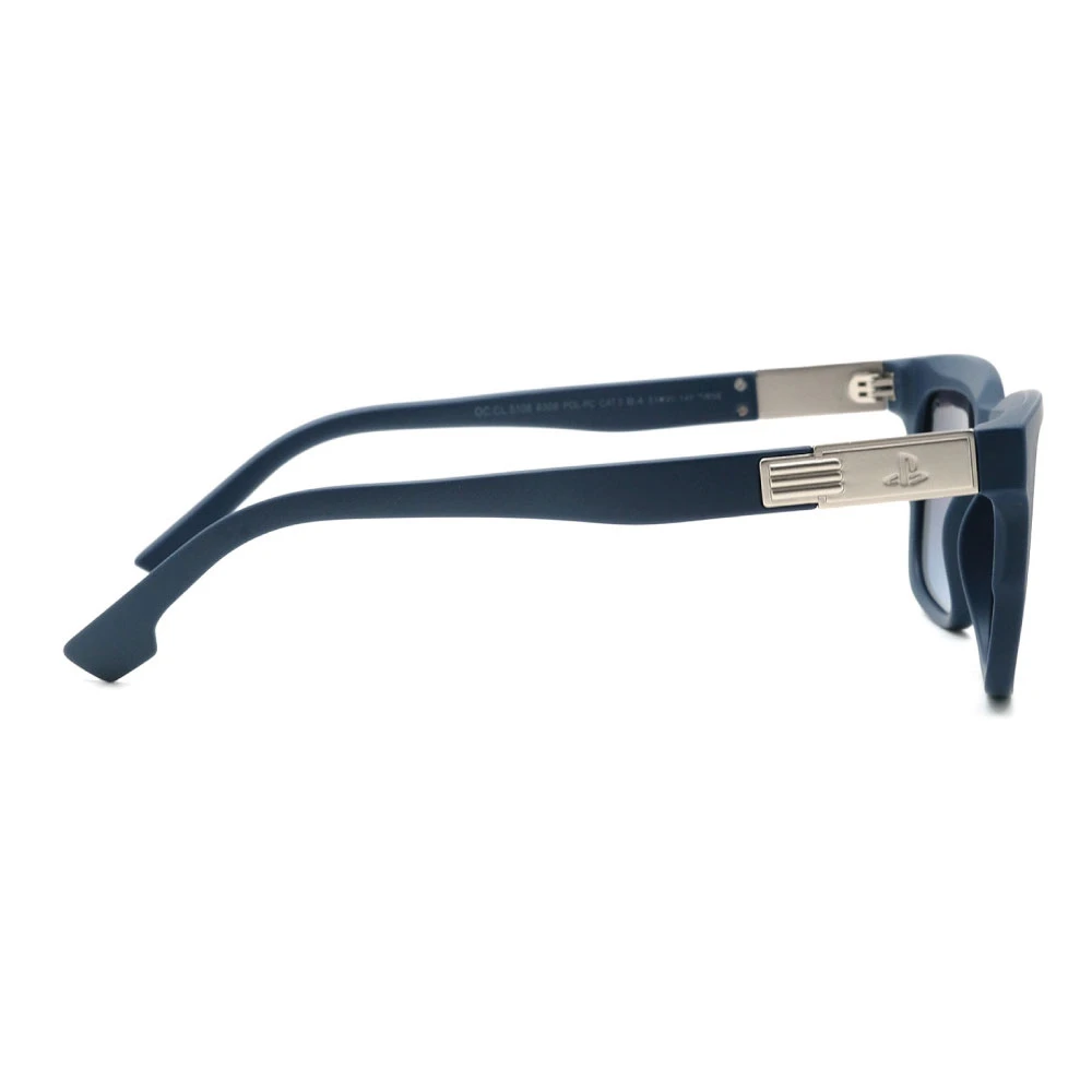 Lentes De Sol Playstation - The Last Of Us Cuadrado Gradiente Azul/Azul