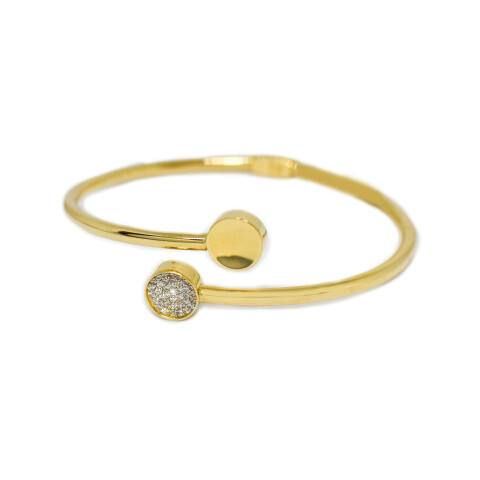 Pulsera en Oro 18Kilates con Zirconias Pulsera en Oro 18Kilates con Zirconias