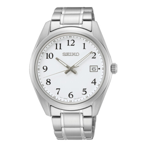Reloj Seiko SUR459P1 para hombre de acero plateado Plateado