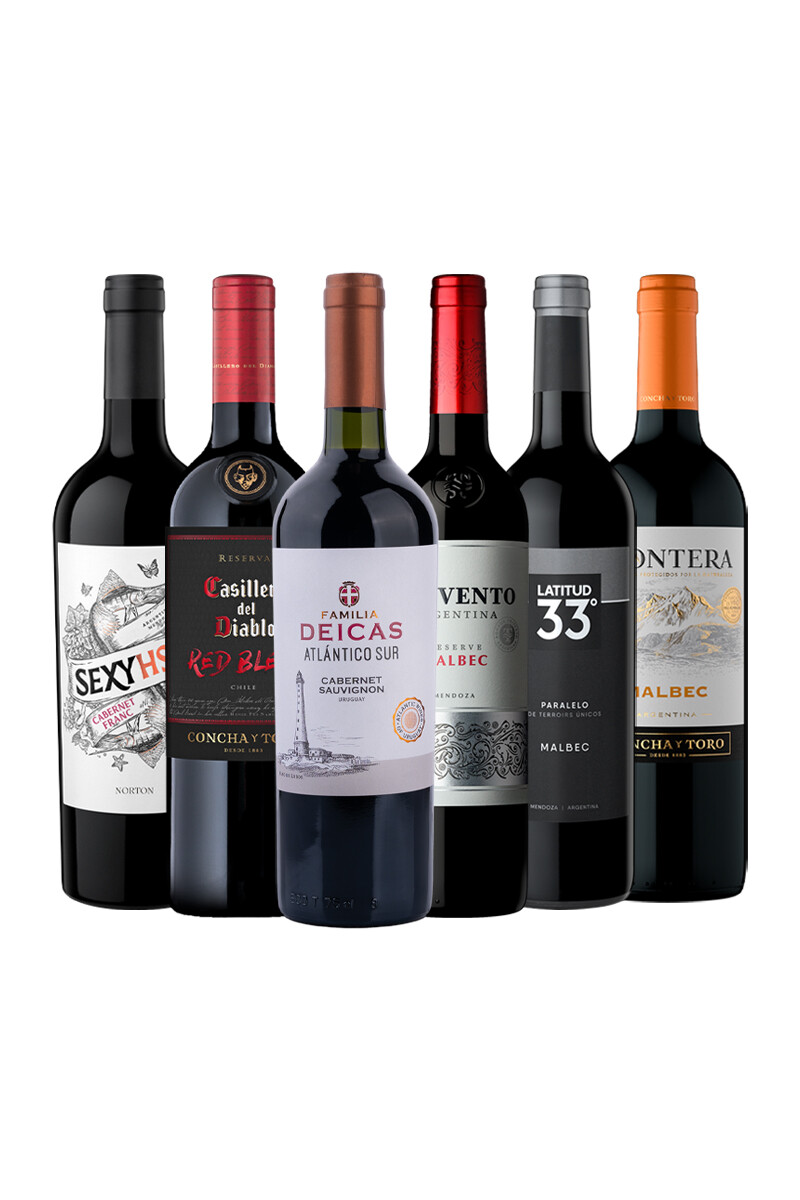 Pack Mensual x6 vinos Pura Expresión 