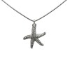 Dije Colgante Estrella de Mar-Plata 925 inflada-Sin Piedra-CP3358 sinpiedra