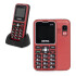 Celular Uniwa Senior Con Boton Sos Ideal Adultos Mayores Linea Claro Variante Color Rojo