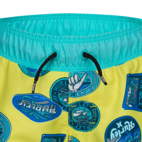 Short Travel Patch Pull On Swim de Niños Multicolor