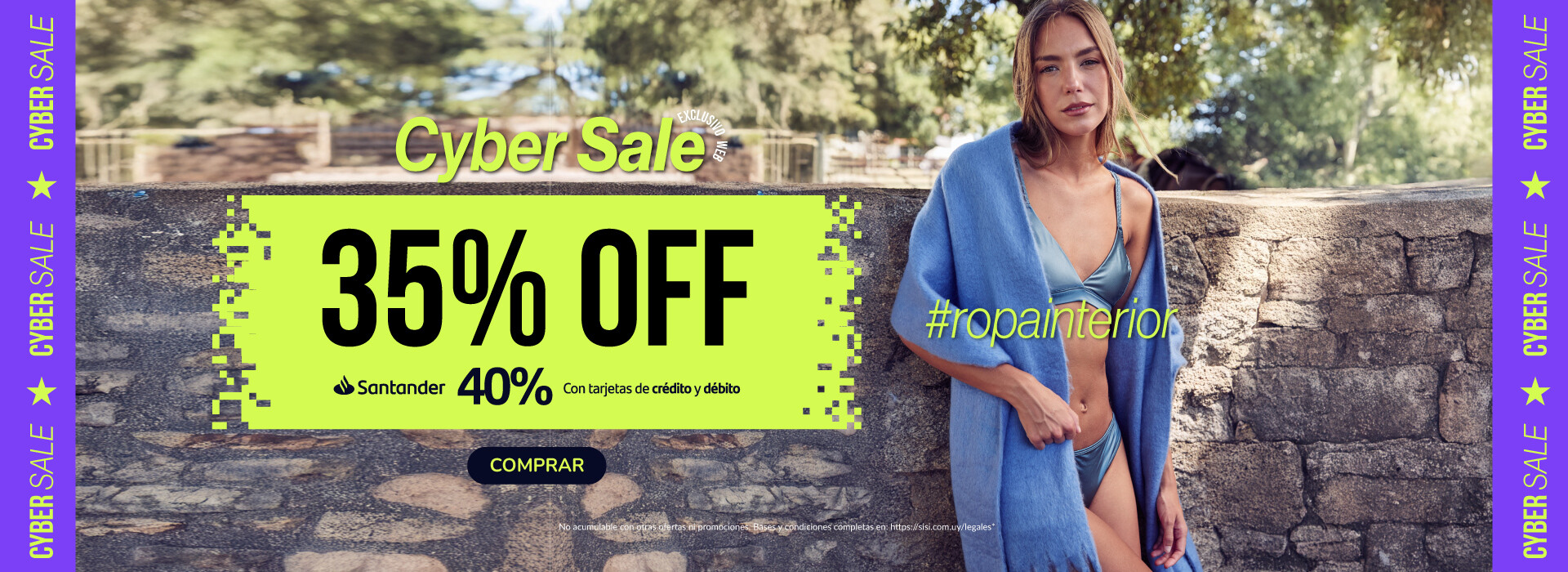 CyberSale 35% OFF - Ropa Interior