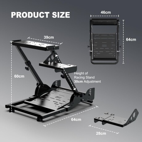 Cockpit Soporte Pxn A10 Simulador para Volantes 001