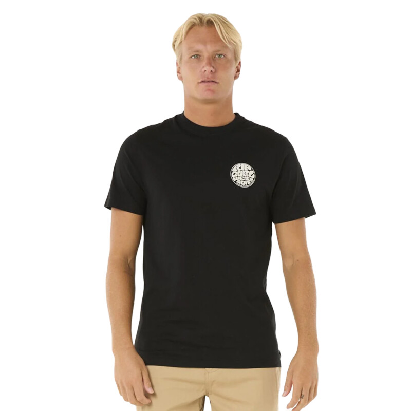 Remera Rip Curl Wettie Icon - Negro Remera Rip Curl Wettie Icon - Negro