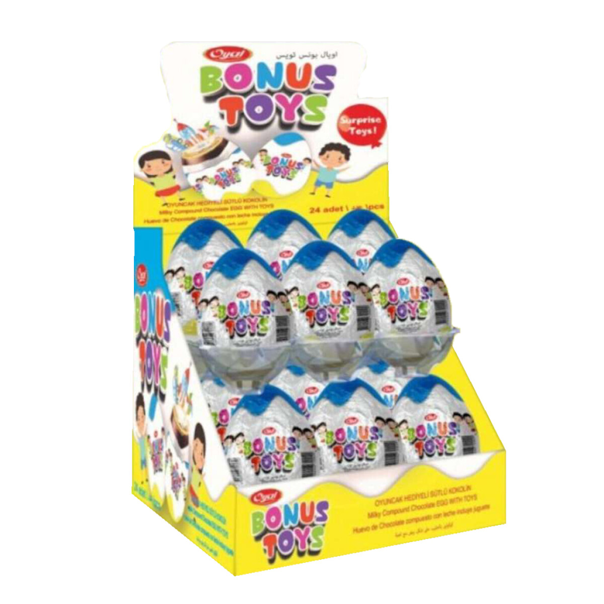 Huevo de chocolate x 24 - Sorpresa 