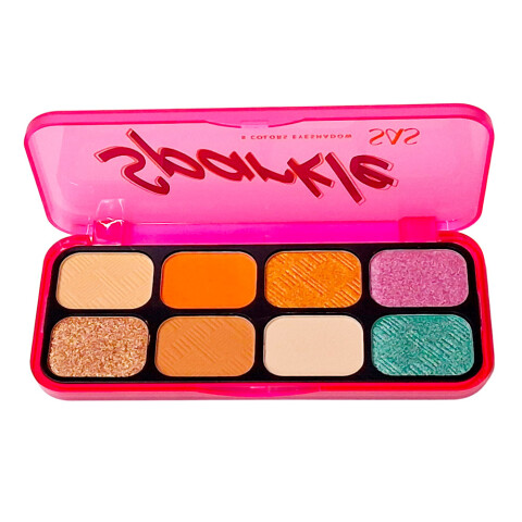 SAS Paleta de sombras para ojos de 8 colores Tono 4