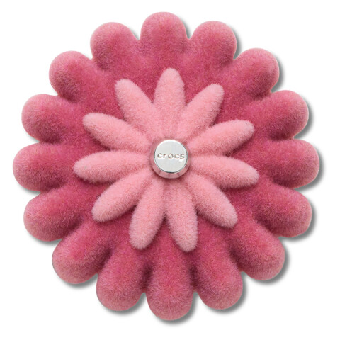 Jibbitz Pink Velvet Flower 1 Multicolor