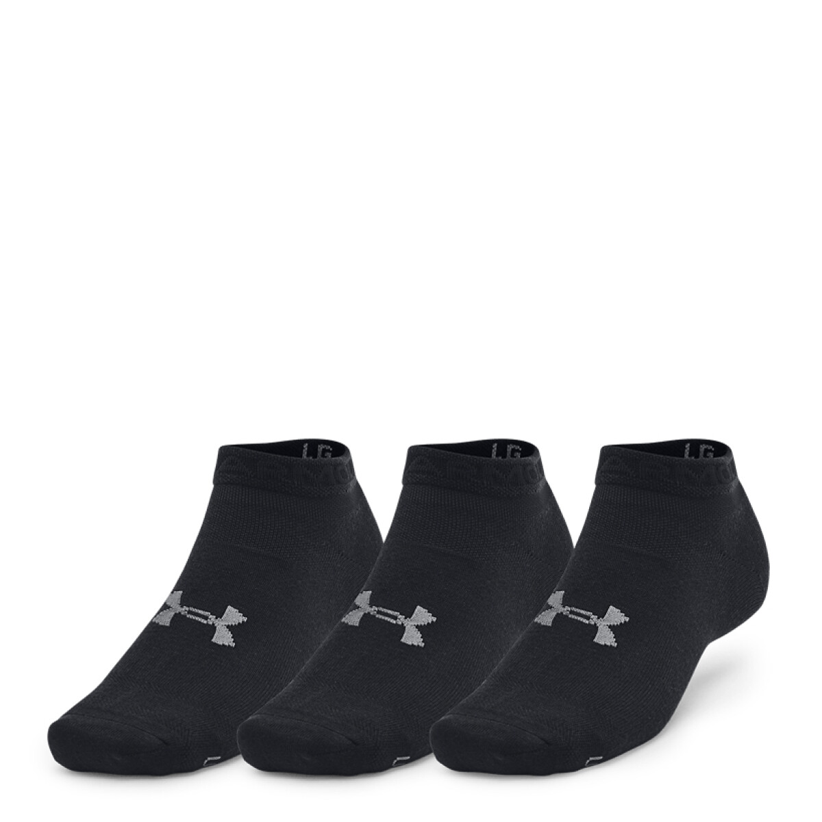 Medias Unisex Under Armour x3 Essential - Negro 